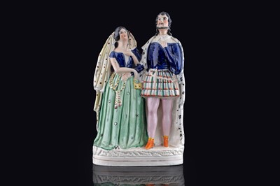 Lot 258 - A Staffordshire theatrical group