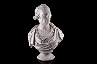 Lot 216 - A late 19th Century plaster cast bust of George Washington