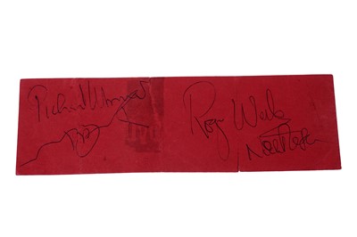 Lot 93 - A Pink Floyd signed concert ticket: 1970, Hannover