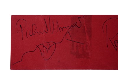 Lot 93 - A Pink Floyd signed concert ticket: 1970, Hannover