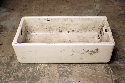 Lot 434 - A vintage stoneware Belfast sink
