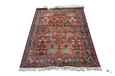 Lot 103 - A late 20th Century Mughal-style rug