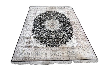 Lot 120 - A silk Nain-style carpet
