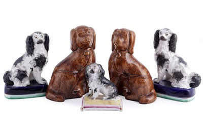 Lot 275 - Staffordshire dogs
