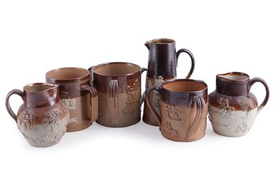 Lot 306 - A collection of Victorian salt glaze stoneware