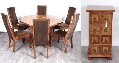 Lot 69 - Barker and Stonehouse: a ‘flagstone’ octagonal dining table; and other items