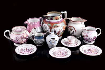 Lot 368 - A small collection of Sunderland and other pottery