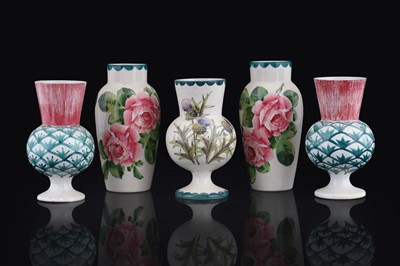 Lot 325 - Five Wemyss vases