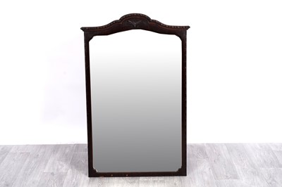 Lot 126 - An Edwardian mahogany mirror