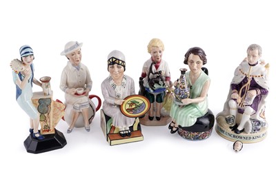 Lot 343 - Kevin Francis ceramic jugs; and one other similar