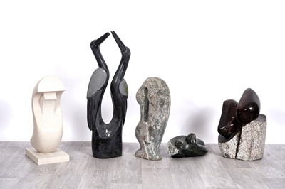 Lot 220 - Five abstract sculptures
