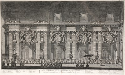 Lot 787 - After Bernard Picart - Canonisation of saints in 1712 | engraving