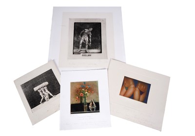 Lot 767 - Terry Wilson - Four studies, figural and still life | etchings