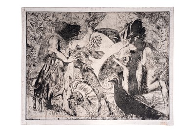 Lot 746 - Manner of Pablo Picasso - Minotaur attacked by hounds | etching