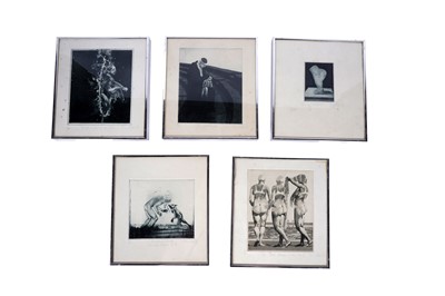 Lot 766 - Terry Wilson - Five figural studies | etchings