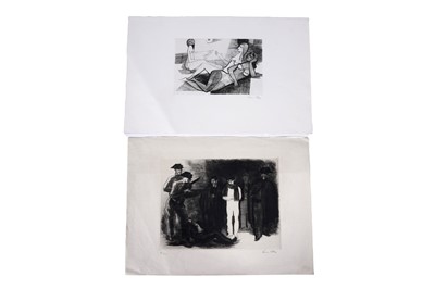 Lot 778 - Yves Alix - Two figural prints | etchings