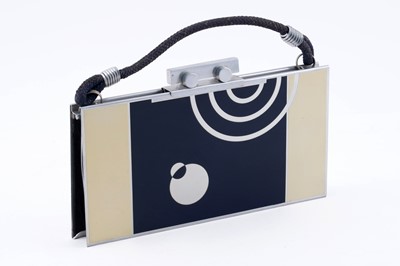Lot 519 - A 1930's lady's Art Deco enamelled handbag