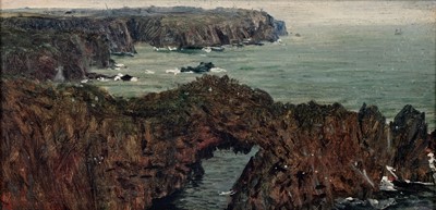 Lot 15 - George Sherwood Hunter - A pair of coastal scenes | oil