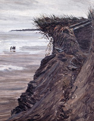 Lot 36 - George Sherwood Hunter - Two beach scenes | oil