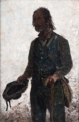 Lot 48 - George Sherwood Hunter - Beggar- Point Arln portrait | oil