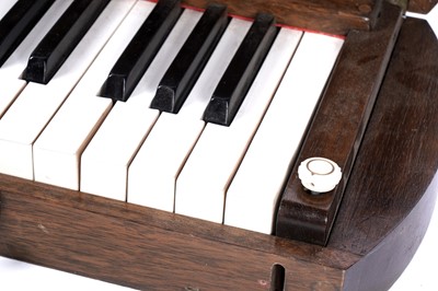 Lot 88 - A cased dummy keyboard