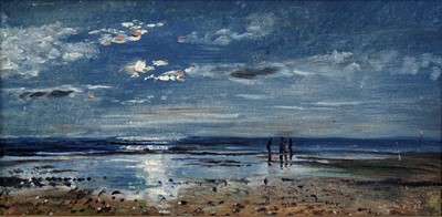 Lot 34 - George Sherwood Hunter - Don Mouth - beach scene | oil