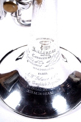 Lot 19 - A Millereau Bb/A cornet