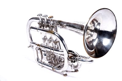 Lot 19 - A Millereau Bb/A cornet