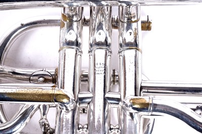 Lot 19 - A Millereau Bb/A cornet