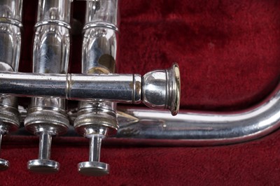 Lot 19 - A Millereau Bb/A cornet