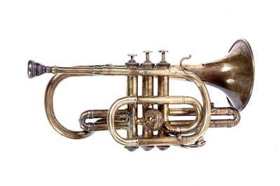 Lot 21 - A vintage brass cornet