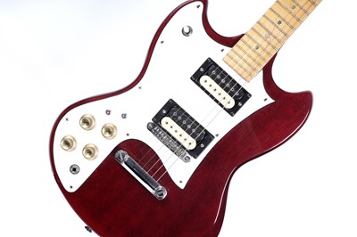 Lot 71 - A left-handed Custom-made SG style guitar