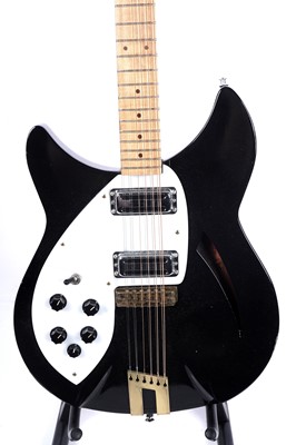 Lot 72 - A twelve-string LH Rickenbacker style guitar