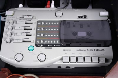 Lot 83 - A Fostex X-24 Multitracker; and a Zoom RythmTrak