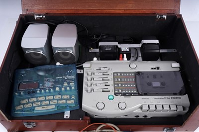 Lot 83 - A Fostex X-24 Multitracker; and a Zoom RythmTrak
