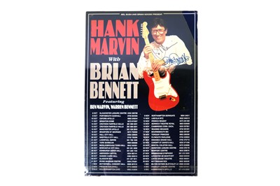 Lot 92 - Shadows signed posters and other Hank Marvin ephemera