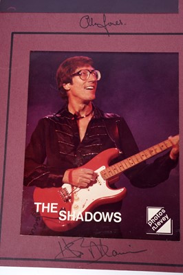 Lot 92 - Shadows signed posters and other Hank Marvin ephemera