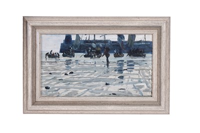 Lot 21 - George Sherwood Hunter - Two coastal scenes | oil