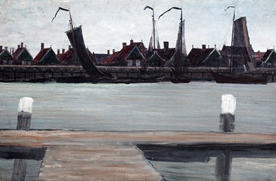 Lot 21 - George Sherwood Hunter - Two coastal scenes | oil