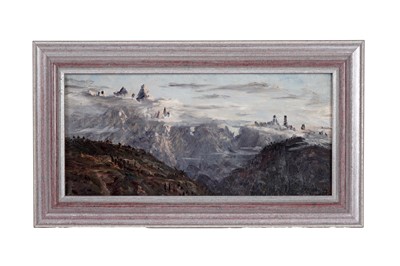 Lot 61 - George Sherwood Hunter - Cadore, Carnic Alps, Italy | oil