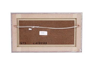 Lot 61 - George Sherwood Hunter - Cadore, Carnic Alps, Italy | oil