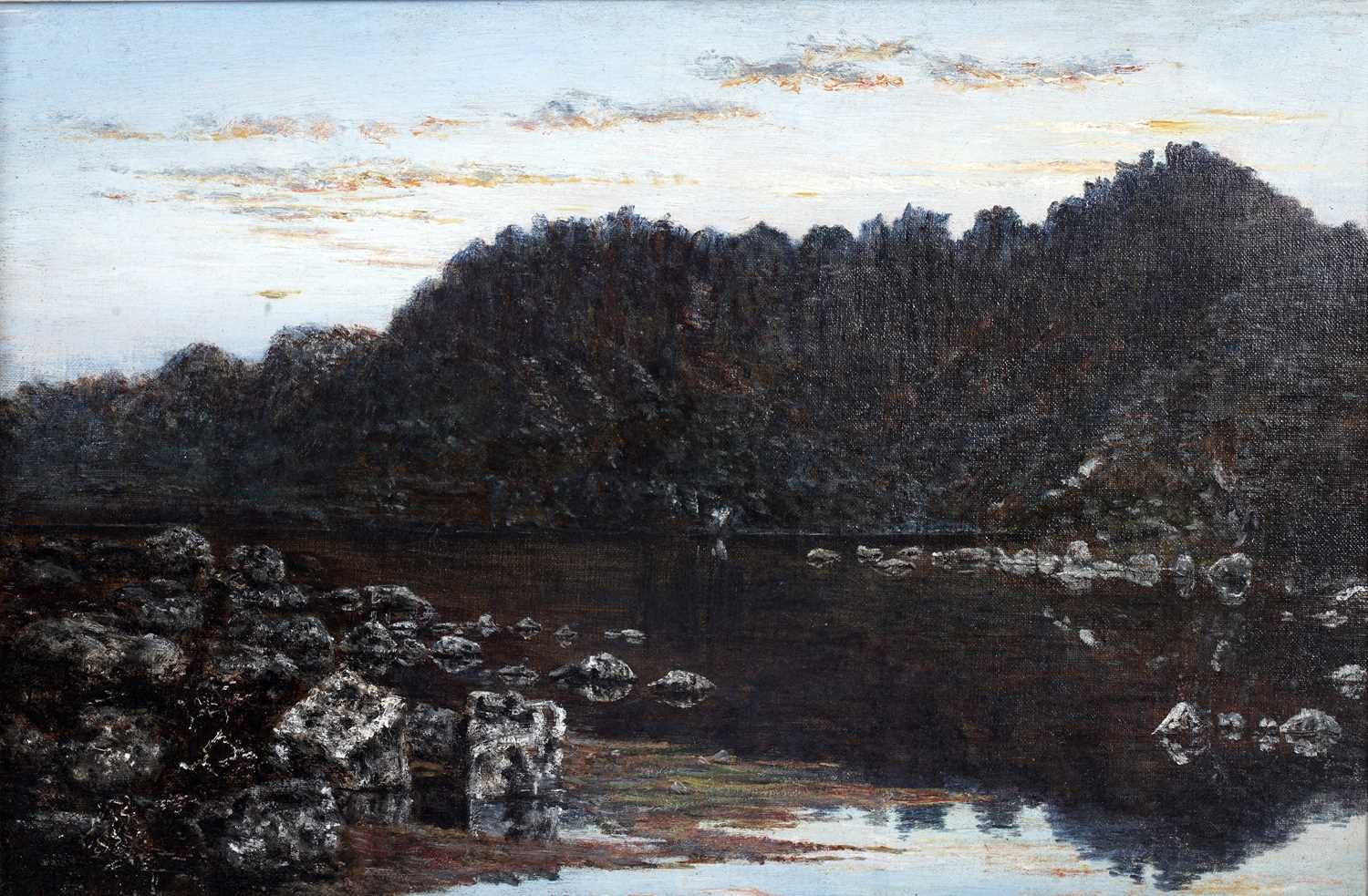 Lot 46 - George Sherwood Hunter - Glen Sligachan, Skye | oil