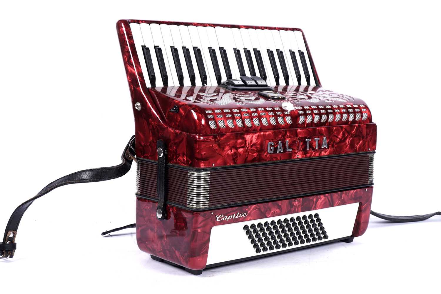 Lot 1 - A Gallota 72 bass accordion