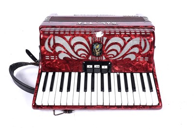 Lot 1 - A Gallota 72 bass accordion