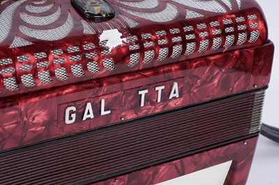 Lot 1 - A Gallota 72 bass accordion