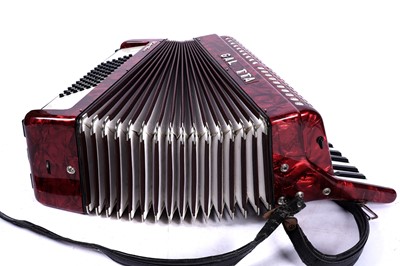Lot 1 - A Gallota 72 bass accordion
