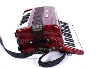 Lot 1 - A Gallota 72 bass accordion