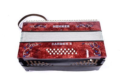Lot 2 - A Hohner Carmen II piano accordion