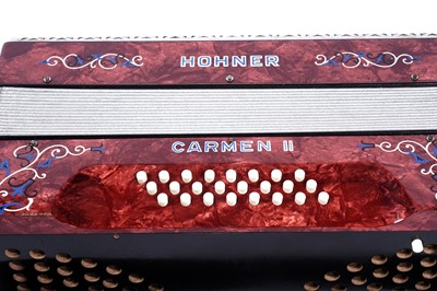 Lot 2 - A Hohner Carmen II piano accordion