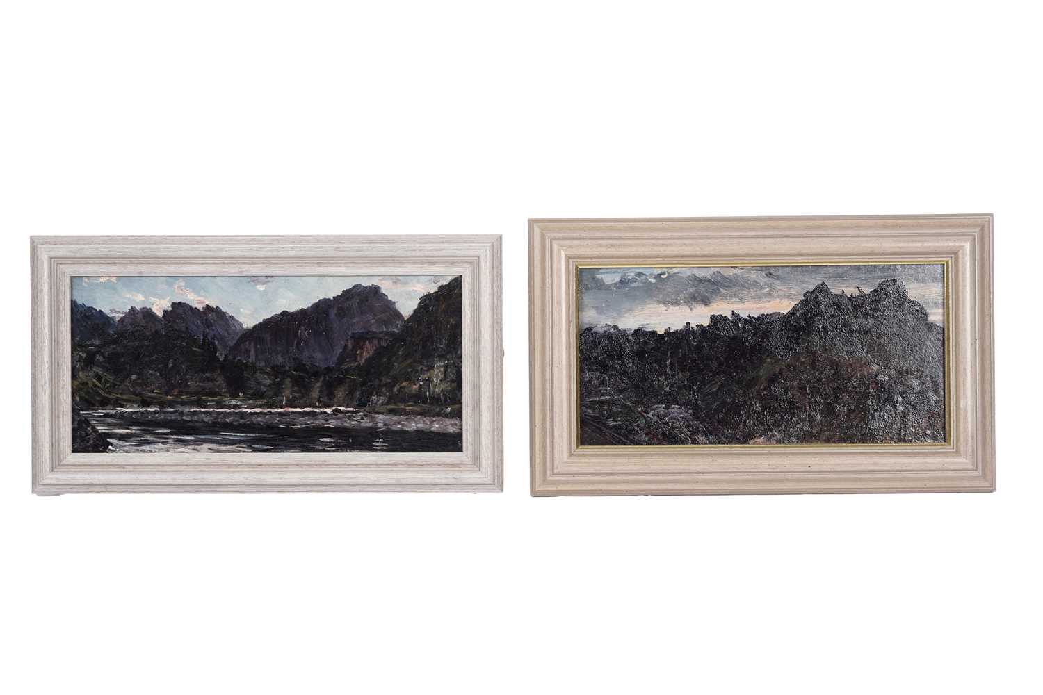 Lot 50 - George Sherwood Hunter - Two Scottish landscapes | oil
